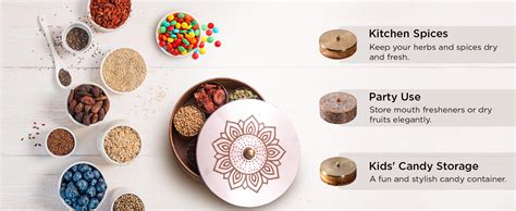 Buy nestroots Wooden Masala Box for Kitchen | 9-Inch Spice Organizer ...