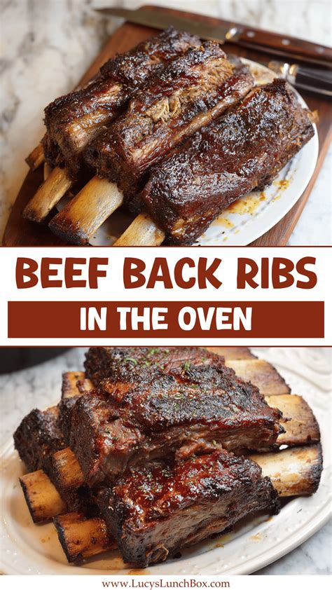Tender Oven-Baked Beef Back Ribs Recipe in 2025 | Beef back ribs, Rib ...