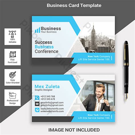 Business Card Template PDF 的图像结果