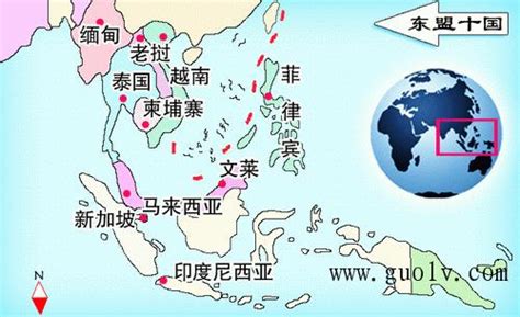 中国与东南亚国家地图,东南亚家分布图,东南亚家_大山谷图库