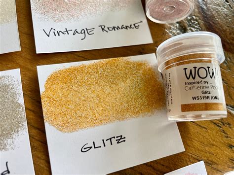 Image result for WoW Embossing Powder Color Chart