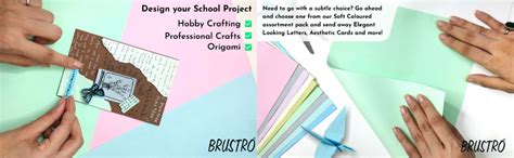 BRUSTRO Copytinta Coloured Craft Paper A4 Size 80 GSM Bright & Soft ...