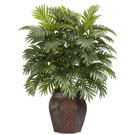 Buy Fourwalls Beautiful Artificial Areca Palm Plant Without Vase (21 ...