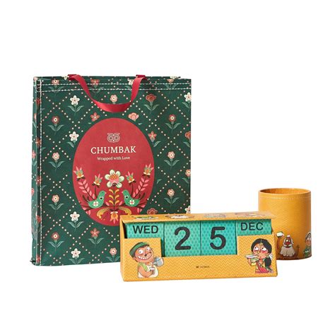 Chumbak Organiser's Obsession Gift Box| Calendar & Pen Holder : Amazon ...