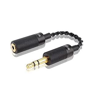 HIDIZS 3.5 mm Male to 2.5 mm Female Balanced Adapter Headphone ...