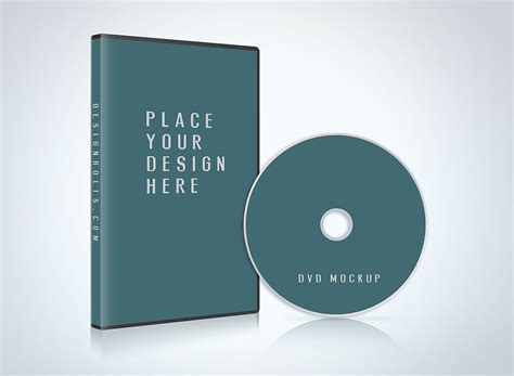 CD/DVD Case Disc Cover Mockup PSD | Free Mockup World