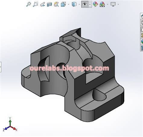 SolidWorks Advanced Exercise Example 的图像结果