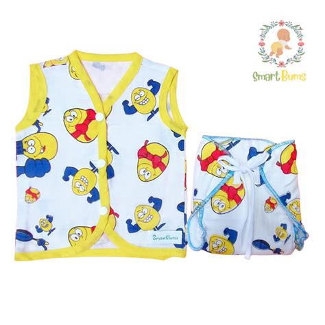 Button style jablas and nappy set -Humpty Dumpty (0 to 6 Months) – www ...