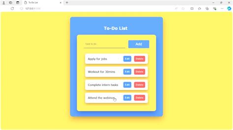 Image result for How to Create Web to Do App in HTML