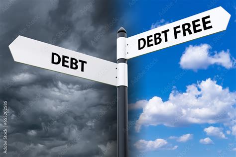 Debt Free Sign 的图像结果