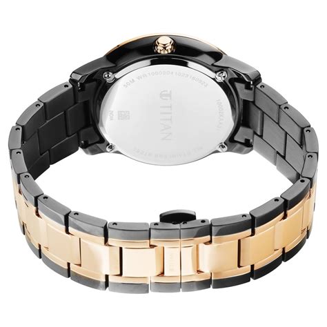 Buy Online Titan Royale Quartz Multifunction Marble Dial Dual-Tone ...