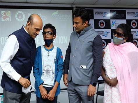 Karnataka's Health Minister Dr Sudhakar commends Narayana Nethralaya's ...