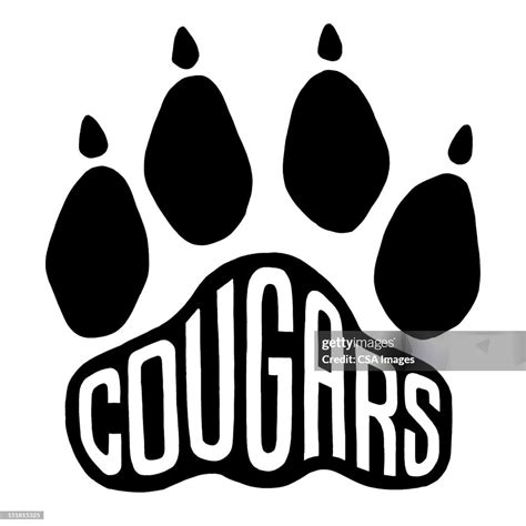 Cougars Paw Print High-Res Vector Graphic - Getty Images
