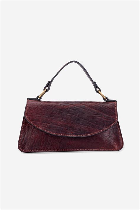 Buy Leather Tiramisu Red Handbag Online for Women | Abelardo De Moda