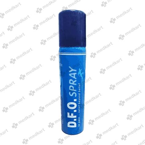 DFO SPRAY 60 GM Price, Uses, Side Effects & Substitutes | Medkart