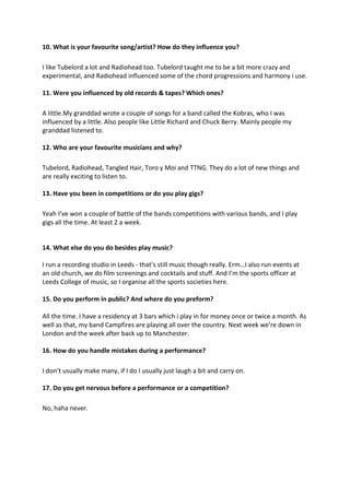Image result for Rapper Interview Questions