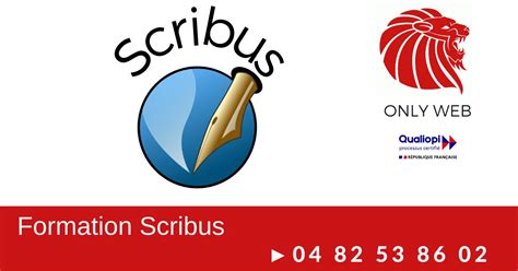 Formation Scribus - ONLYWEB Formation: en présentiel et à distance