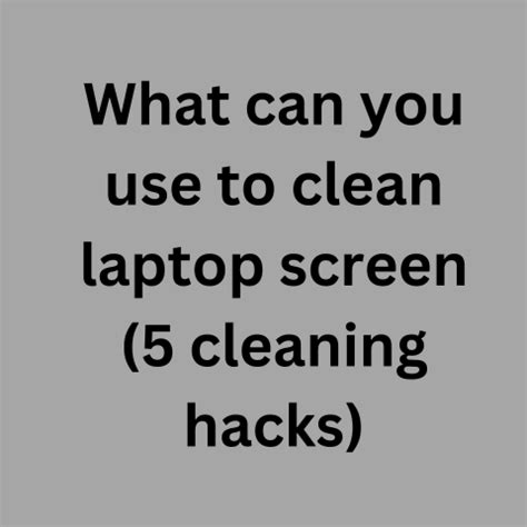 Image result for How to Clean Laptop Screen