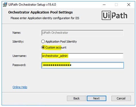 Image result for Application Pool Identity Account