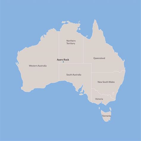 Ayers Rock Australia Map