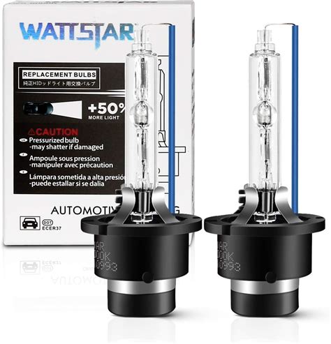 Wattstar D2S Headlight Bulbs,Xenon, D2S 35W HID Headlight, HID Bulb ...