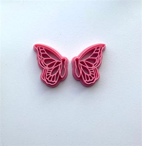 Embossed butterfly cutter – PolymerClay Corner