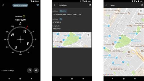 Android Compass 的图像结果