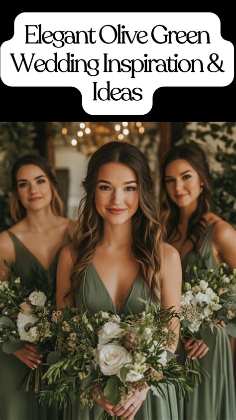 Olive Green Wedding Dress