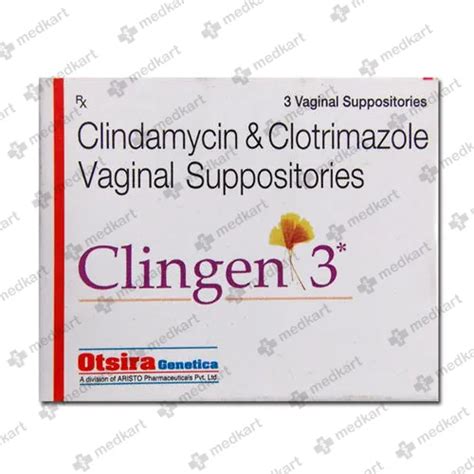 CLINGEN 3 VAGINAL SUPPOSITORY Price, Uses, Side Effects & Substitutes ...