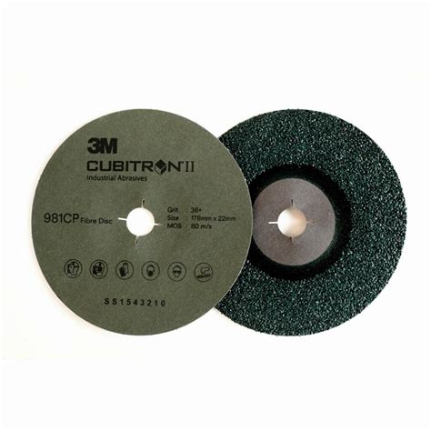 3M™ Cubitron™ II Fibre Disc 981CP PSG, 36+, 5 in x 7/8 in, 10 ea/Pack ...