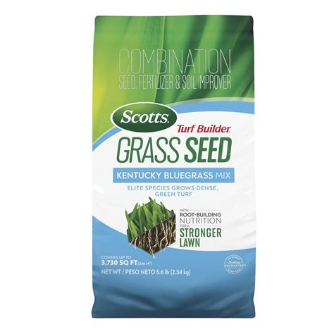 Scotts Turf Builder Grass Seed Kentucky Bluegrass Mix with Fertilizer ...