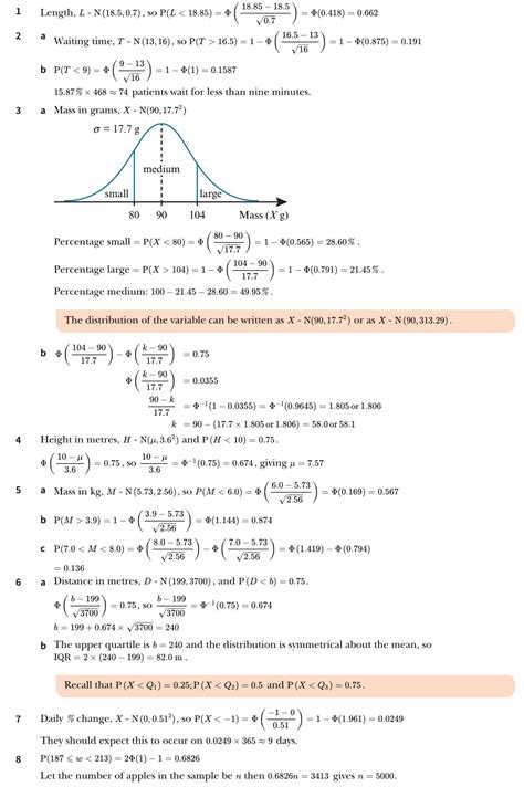 Normal Distribution Exercise 的图像结果
