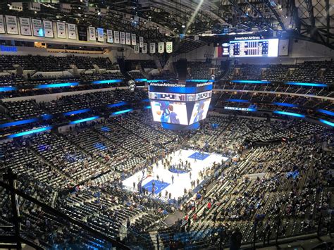 In the trenches, here they come! First time at American Airline Center ...