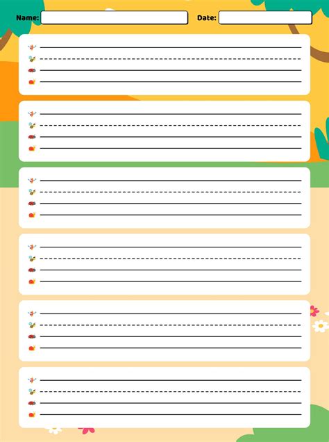 Image result for First Grade Writing Paper Printable