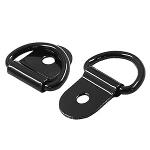 Moicstiy Black D-Ring Tie Down D Rings Anchor Lashing Ring for Loads on ...