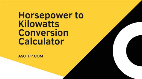 How do You Convert HP to kW? [HP to kW Chart] – PowerSportsGuide