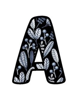 Winter Bulletin Board Décor Kit, Winter Letters school resource by ...