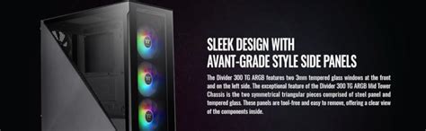 Amazon.in: Buy Thermaltake Divider 300 TG ARGB Mid Tower Alloy Steel ...