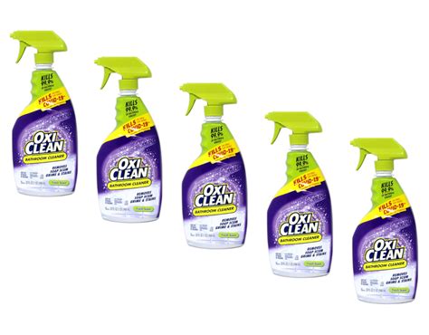 OxiClean Bathroom Cleaner Fresh 32 oz - 5 Pack - Walmart.com
