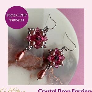 Image result for Crystal Earring Tutorial