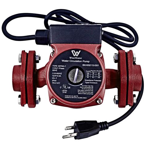 Buy AB WiseWater 110V Circulation Pump, 130W 15 GPM Hot Water ...