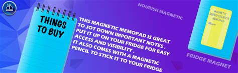Things to Buy Blue Magnetic Refrigerator Memo Pad : Amazon.in: Toys & Games