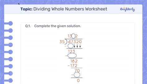 Image result for Division of Whole Numbers Explained