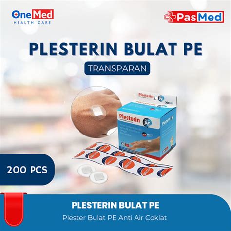 Jual Plesterin Bulat PE / Plester Bulat Transparan OneMed isi 200 pcs ...