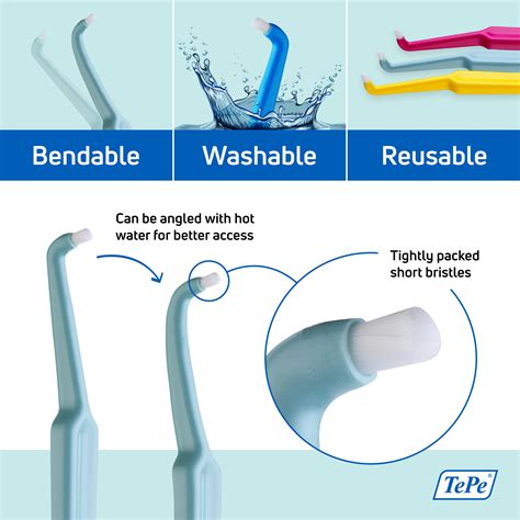 Snapklik.com : Compact Tuft Toothbrush, Tufted Brush End Orthodontic ...