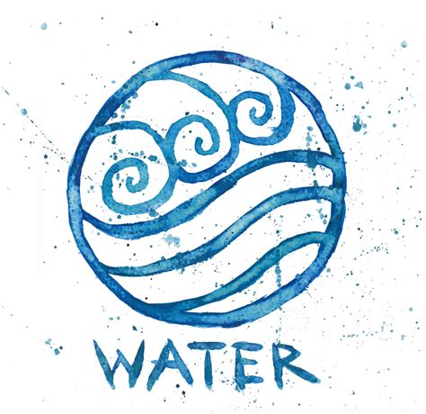 Water Element Symbol Tattoo