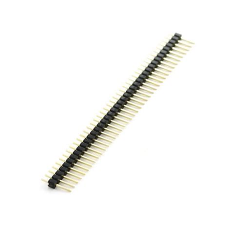 Header Pins 40×1 with 2.54mm Pitch (Yellow Gold) – ControllersTech®