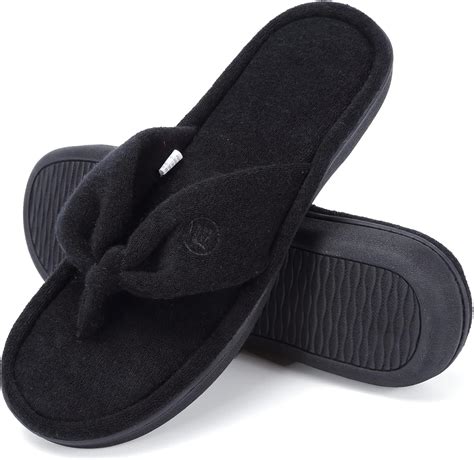 Buy CIOR Women's Cozy Memory Foam Spa Thong Flip Flops House Indoor ...