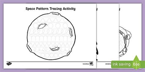 Space Pattern Tracing Activity
