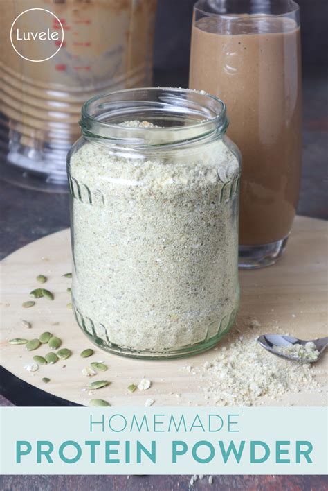 Homemade protein powder (vegan & paleo) - Luvele AU